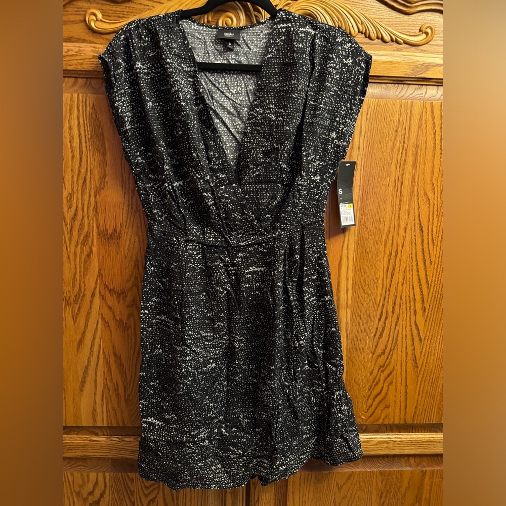 NWT Woman’s Size S Mossimo Brand Black & White Dress